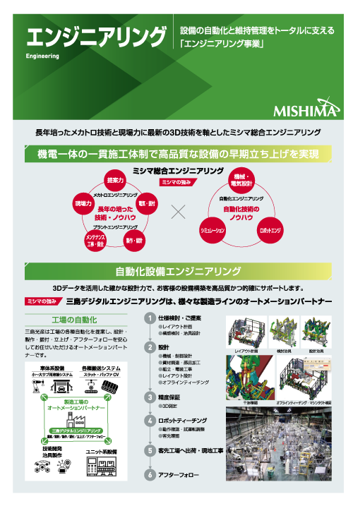 三島光産株式会社会社案内 03_エンジニアリング