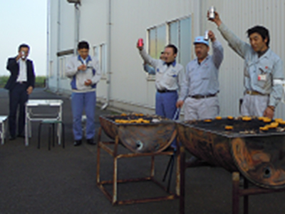 化学産機事業部 GL課の恒例BBQ大会