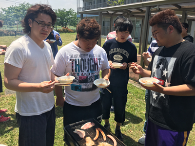 鉄鋼君津事業本部 新人バーベキュー歓迎会