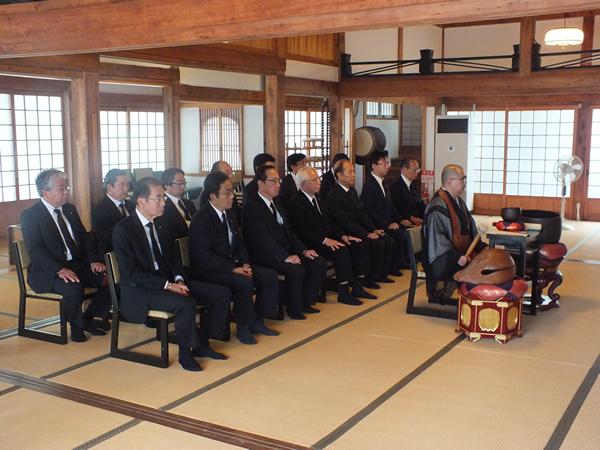 平成28年度物故社員慰霊祭