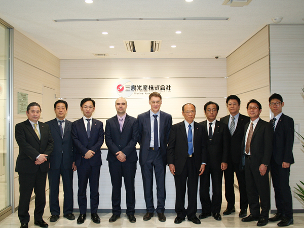 ロシア合弁会社ミシママシュプロム(MMP)来社