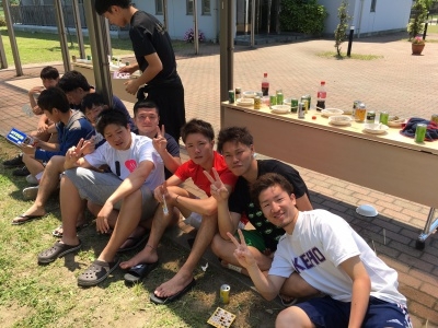 君津寮自治会主催 新入社員歓迎 バーベキュー大会