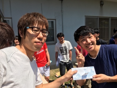 君津寮自治会主催 新入社員歓迎 バーベキュー大会