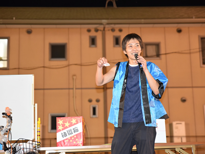笑いと熱気に包まれてクオーレ三光夏祭り!