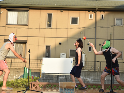 笑いと熱気に包まれてクオーレ三光夏祭り!