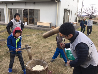 年末 もちつき大会