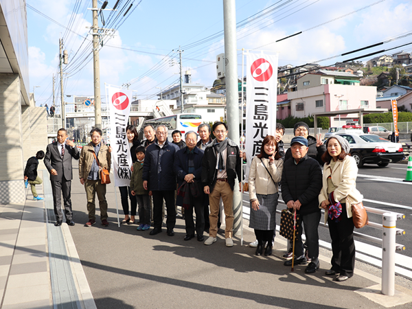 北九州マラソン2019 本社前で応援！