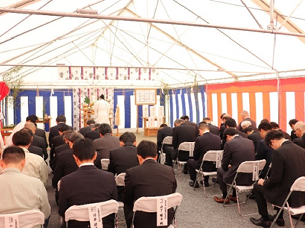 北九州地区社員独身寮 親和寮の地鎮祭