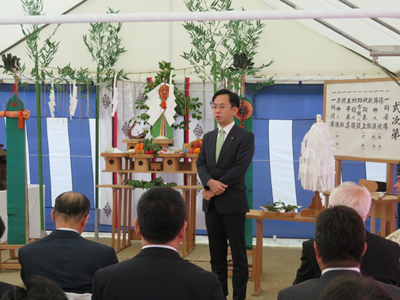 ～小倉第二工場で2棟の地鎮祭～新厚生棟・新事務所棟の工事スタート！