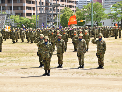 陸上自衛隊第4師団長から感謝状を授与