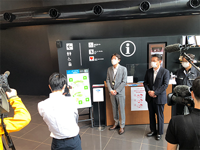 人工知能(AI)を活用した密検知システムを関門海峡ミュージアムに導入