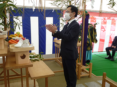AAMC 新「令和工場」地鎮祭