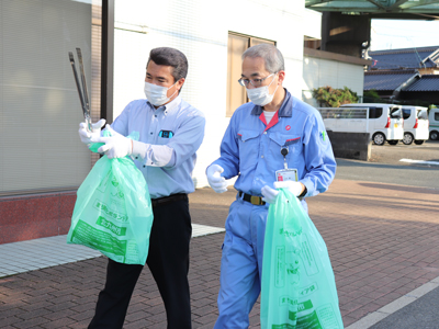 北九州 市民いっせいまち美化運動~枝光地区を清掃~