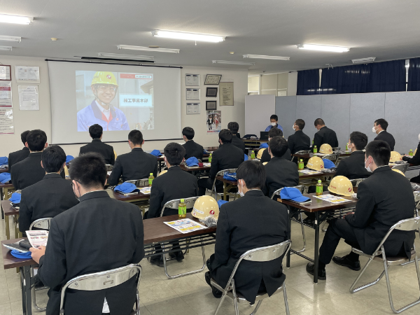 福岡工業高校の皆さんへ工場見学開催