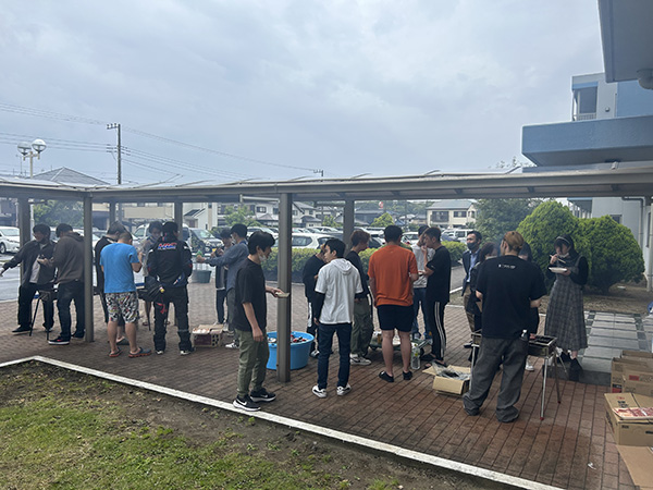 君津寮「新入社員歓迎BBQ大会」を開催