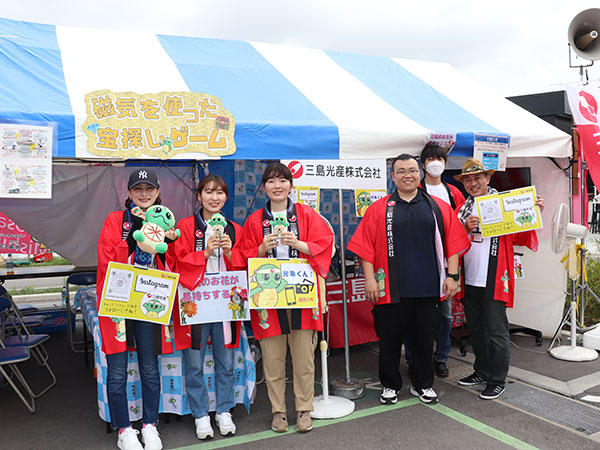 北九州市市制60周年を祝う　まつり八幡東に参加