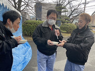 八幡事業部　安全餅つき大会