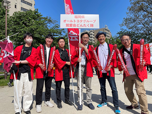 博多どんたく港まつりパレードに参加