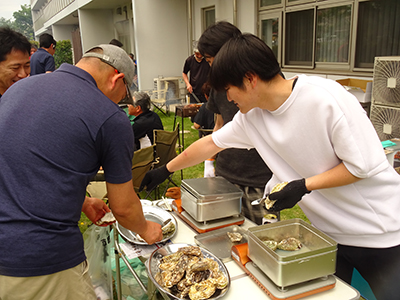 辰巳寮でBBQ！