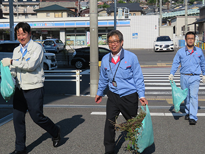 本社地区　まち美化運動