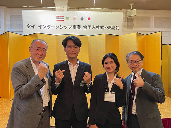タイの学生が機工事業部で長期インターンシップに参加