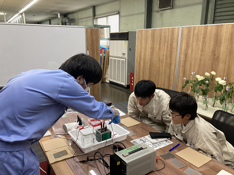 高校生インターンシップ　モノづくり体験