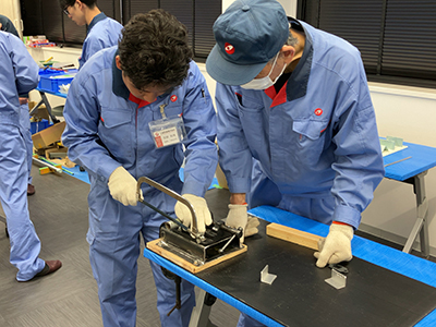 新入社員　各地区での研修の様子を紹介