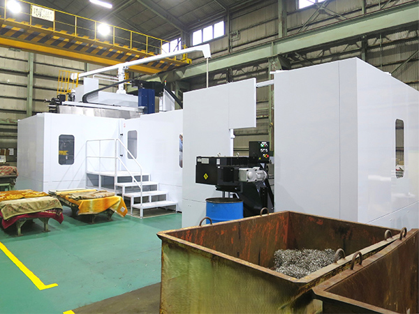 大型機械加工を強化!千葉工場に大型門型マシニングセンタ導入