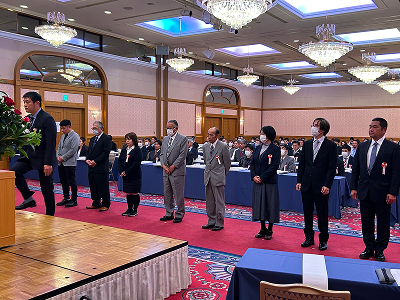 【鹿島事業部】ベテラン社員が優良従業員として表彰されました