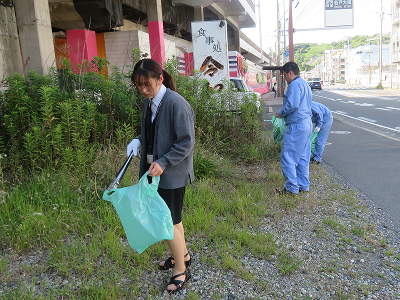 【本社地区】まち美化活動を実施