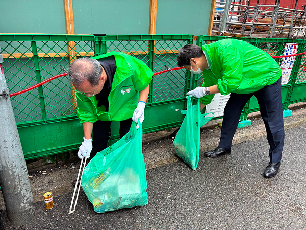 【ヒューマンブリッジ】まち美化活動