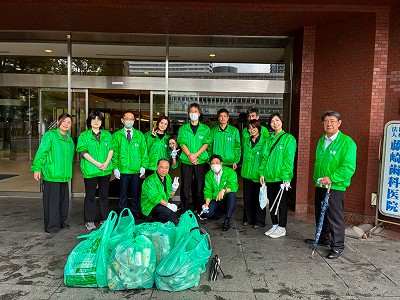 【ヒューマンブリッジ】まち美化活動