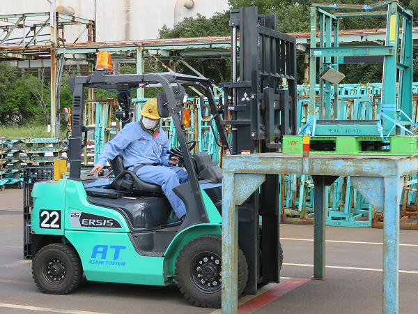 【鹿島事業部】フォークリフト競技会/準優勝＆3位