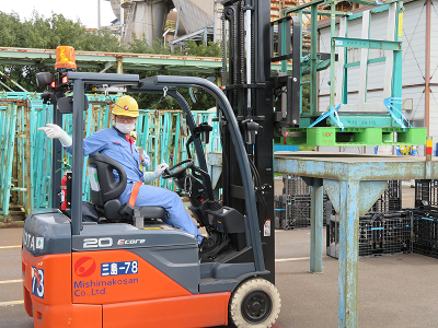 【鹿島事業部】フォークリフト競技会/準優勝＆3位