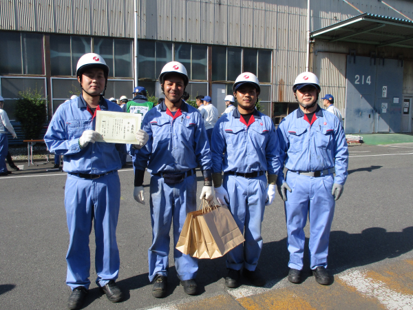 【相模事業部】消火栓操法競技会/3位