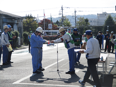 【相模事業部】消火栓操法競技会/3位