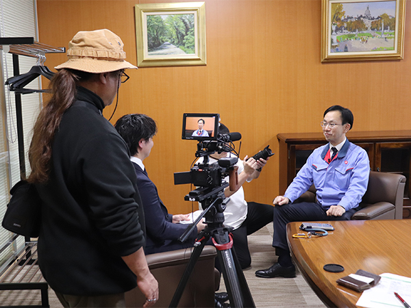 テレQ取材/三島社長や当社の社員が出演