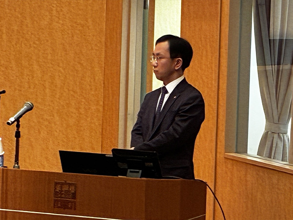 三島社長が岡山理科大学で特別講義