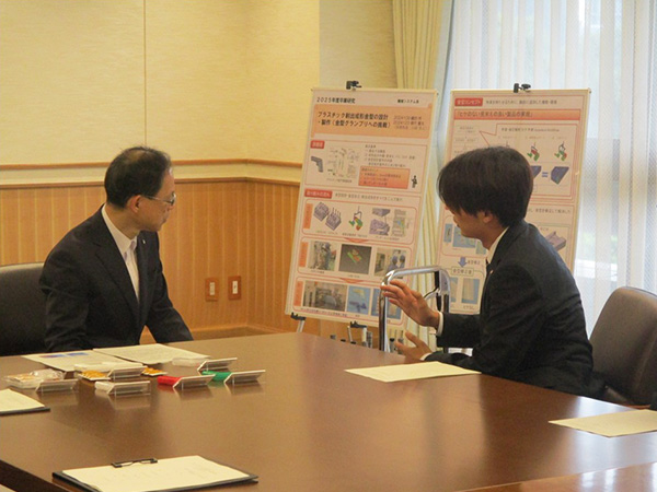 全国学生金型グランプリ金賞受賞/大分県知事を表敬訪問