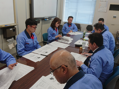 2018年度 入社 本社スタッフ社員の現場研修